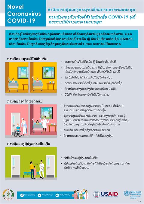 ລັບການຄຸ ມຄອງສະຖານທີ່ບ ລິການສາທາລະນະສຸກ