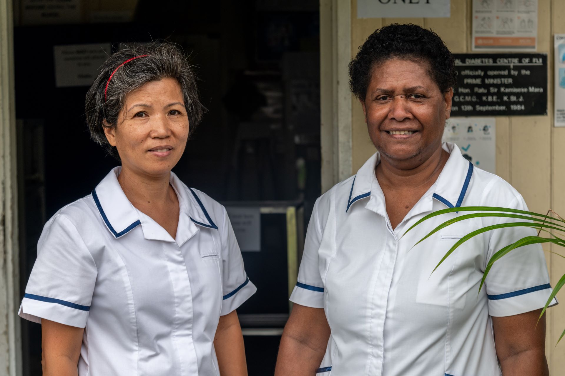 Nurses of the National Diabetes Centre located in Suva, Fiji's capital.