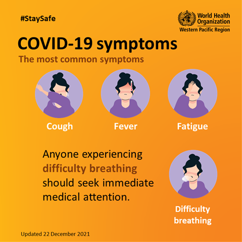 Infographic visualising the recommended advice.